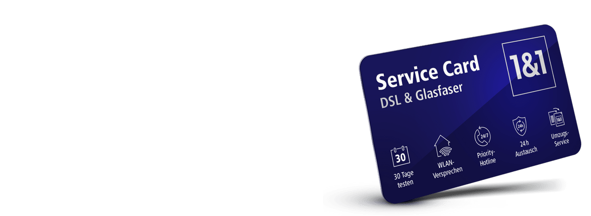 service card dsl und glasfaser | 1&1 service card dsl und glasfaser